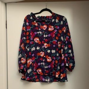 Yumi Kim floral silk blouse - large